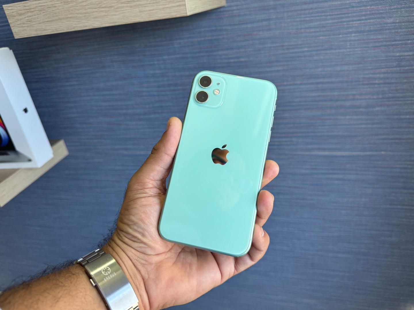 celulares y tabletas - iPhone 11 Regular 256GB Green Como Nuevo , Desbloqueado, Garantia, $ 18,999 NEG 0