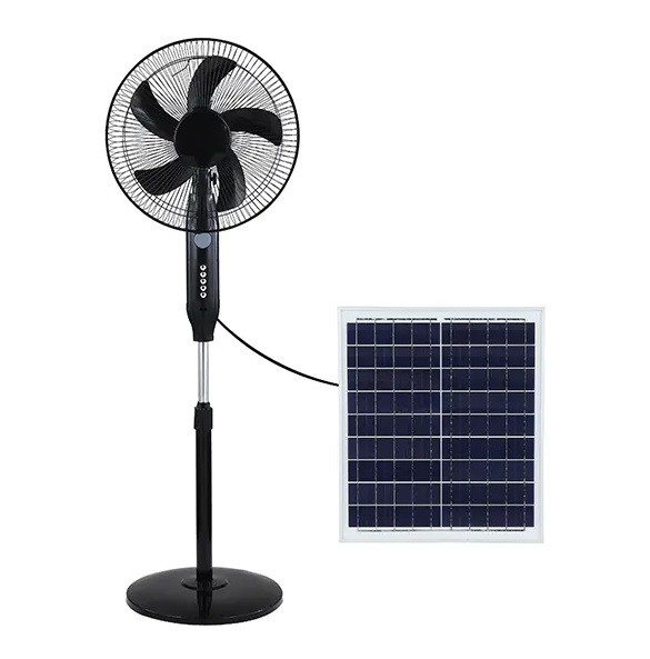 Corotos | Abanico Solar Recargable De Pedestal 16 Pulgadas Con 3 ...