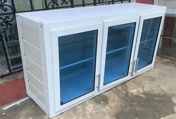 muebles y colchones - GABINETES EN ALUMINIO Y VIDRIO  ENTREGA INMEDIATA 2