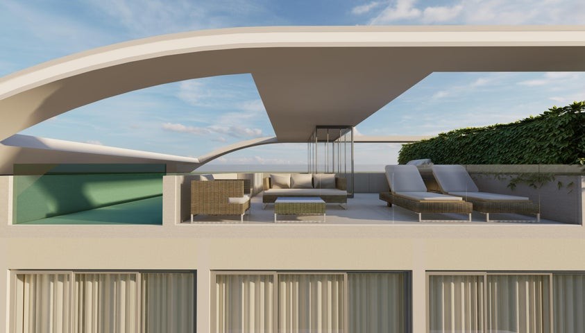 apartamentos - Proyecto en venta Punta Cana #23-2302 un dormitorio, balcón, piscina, Gym.
 3