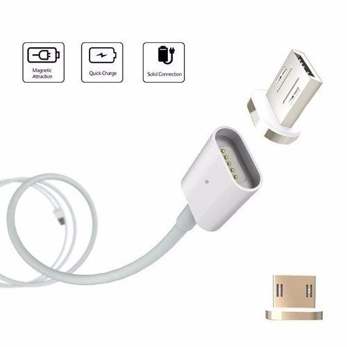 otros electronicos - Cable USB magnetico micro USB V8