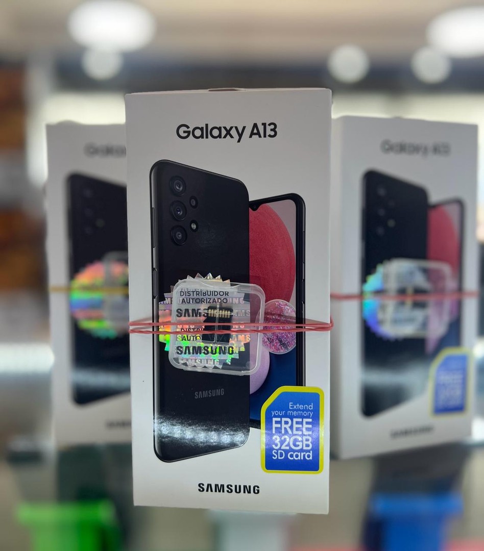 celulares y tabletas - SAMSUNG GALAXY A13 DE 34GB MAS UNA MEMORIA DE REGALO DE 32GB NUEVO DE CAJA
