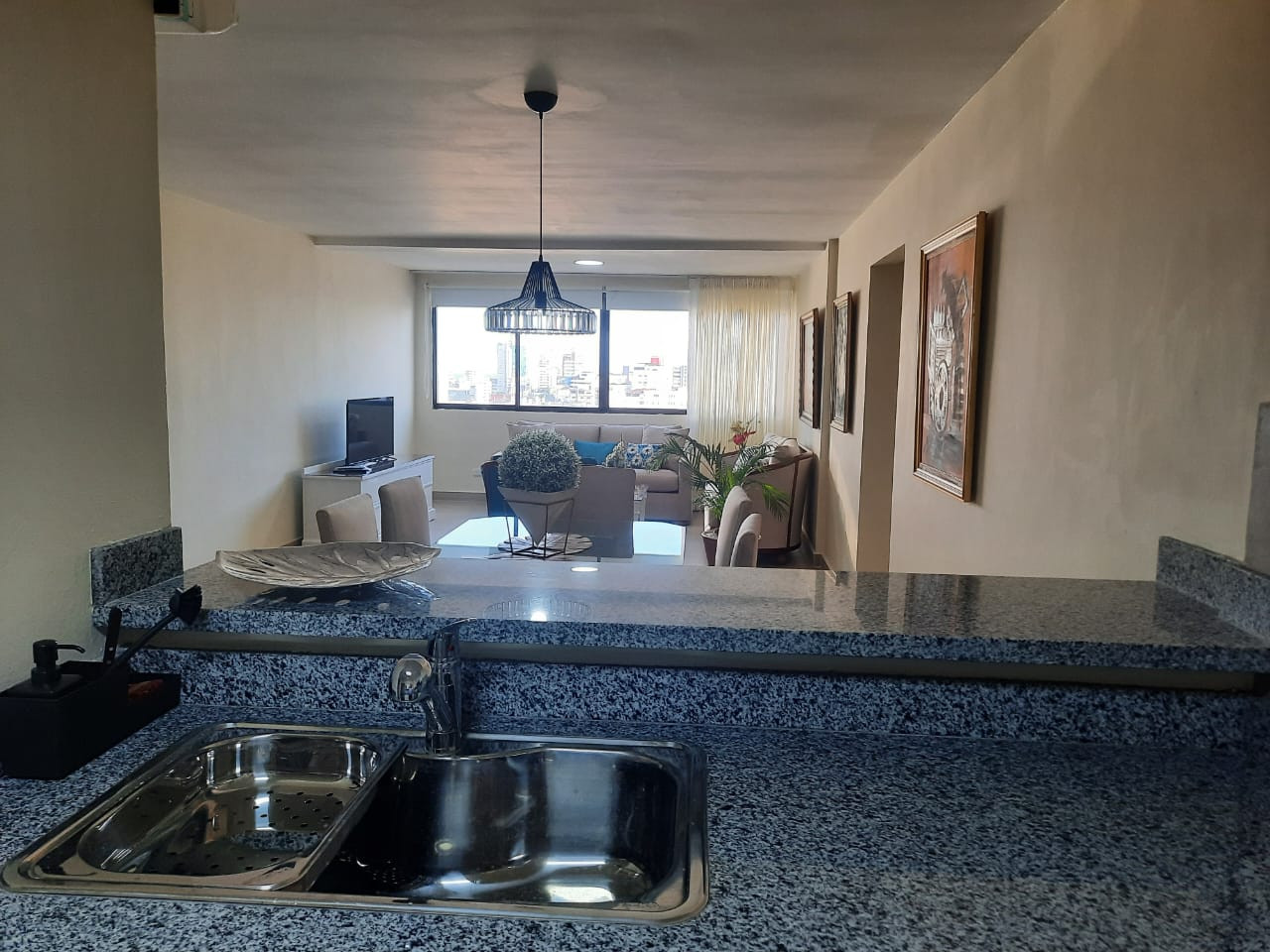 apartamentos - Se alquila, Apartamento 2Hab Amueblado en Piso Alto SUper Centrico en Naco  8