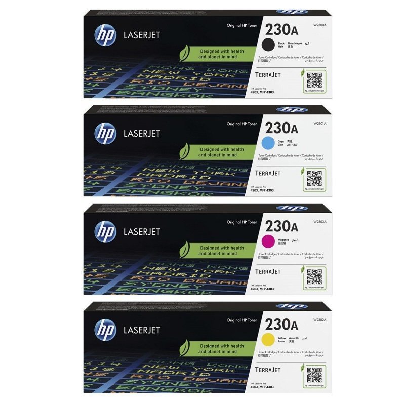 impresoras y scanners - TONER HP - 230A -EN  TODOS LOS COLORES ORIGINALES 