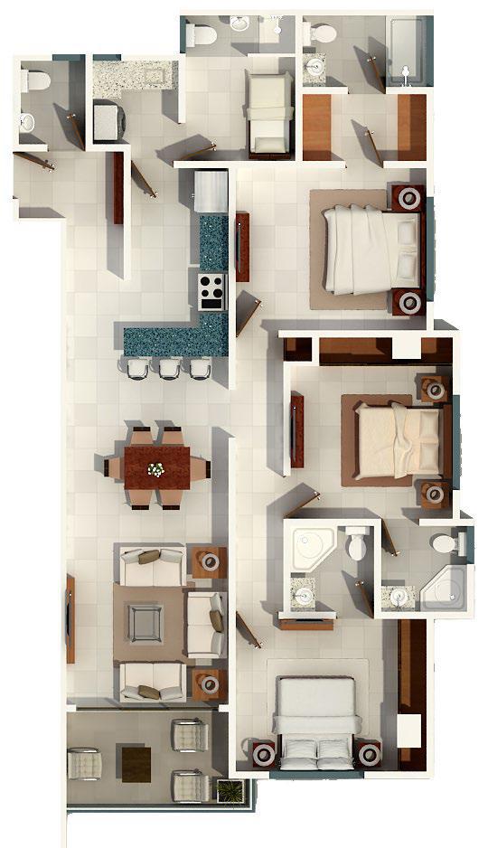 apartamentos - PROYECTO NEW DE APTOS EN VENTA EN BELLA VISTA 8