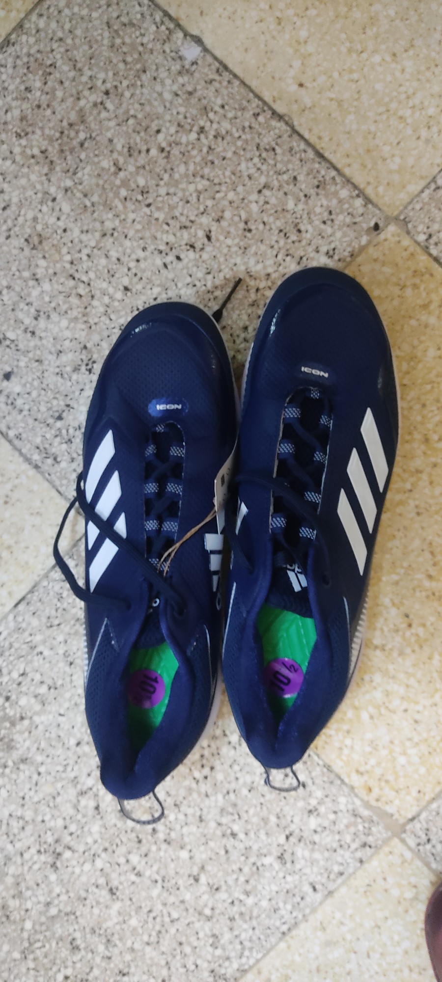 deportes - Clavos adidas azules 10.5 nuevo 