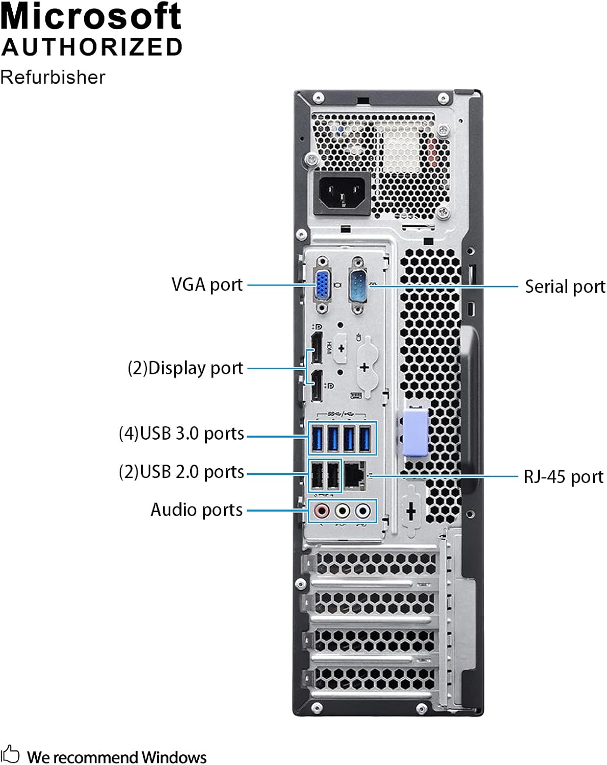 computadoras y laptops - CPU lenovo ThinkCentre (POTENTE PC PARA TRABA 3