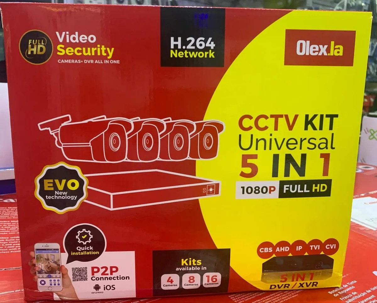 camaras y audio - Kit de vigilancia de 8 Cámaras 1080P