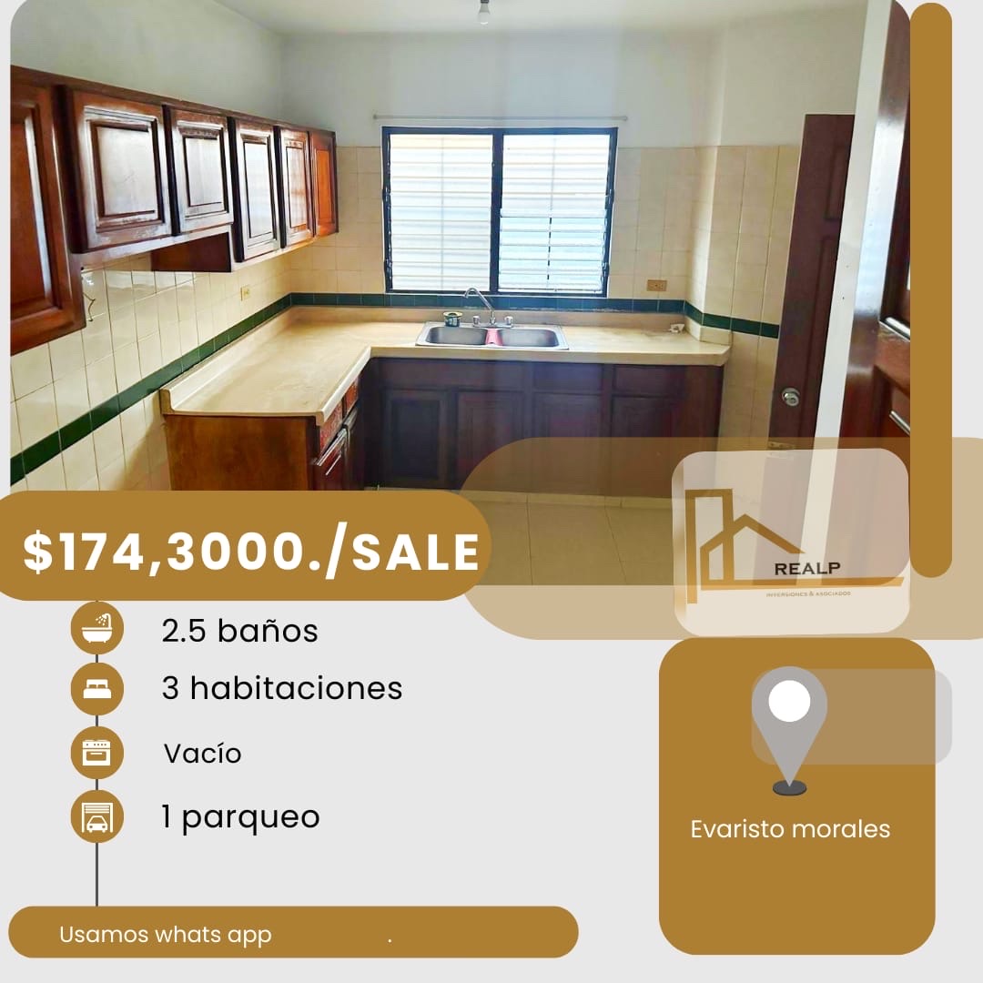 apartamentos - hermoso apartamento en una zona céntrica en Evaristo Morales 