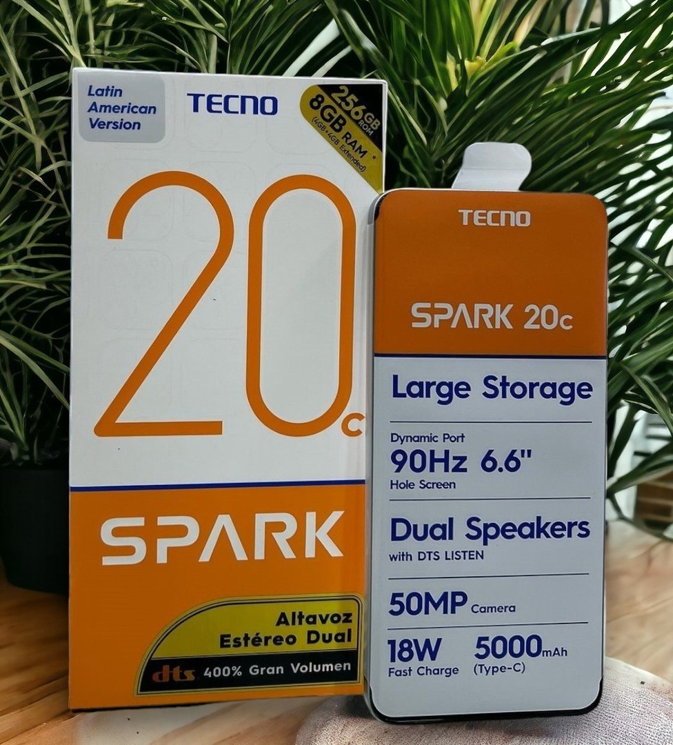 celulares y tabletas - culular  Tecno spark 20c 8/256gb