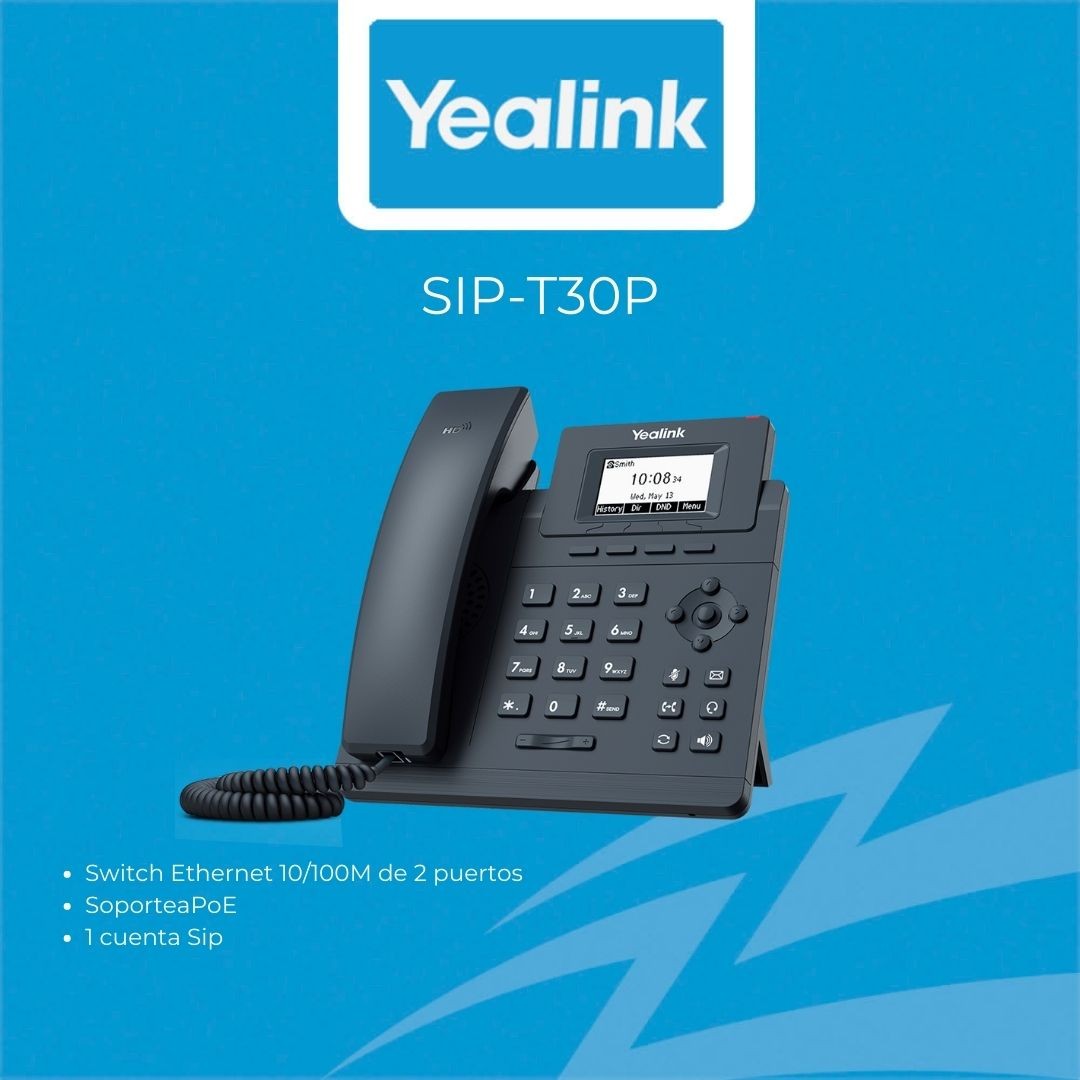 otros electronicos - Teléfono Yealink T30P-T31P-T31G-T43U
