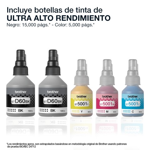 impresoras y scanners - BOTELLA DE TINTA BROTHER  ORIGINALES - PARA IMPRESORA DCP-T420 - T520W - T720DW 