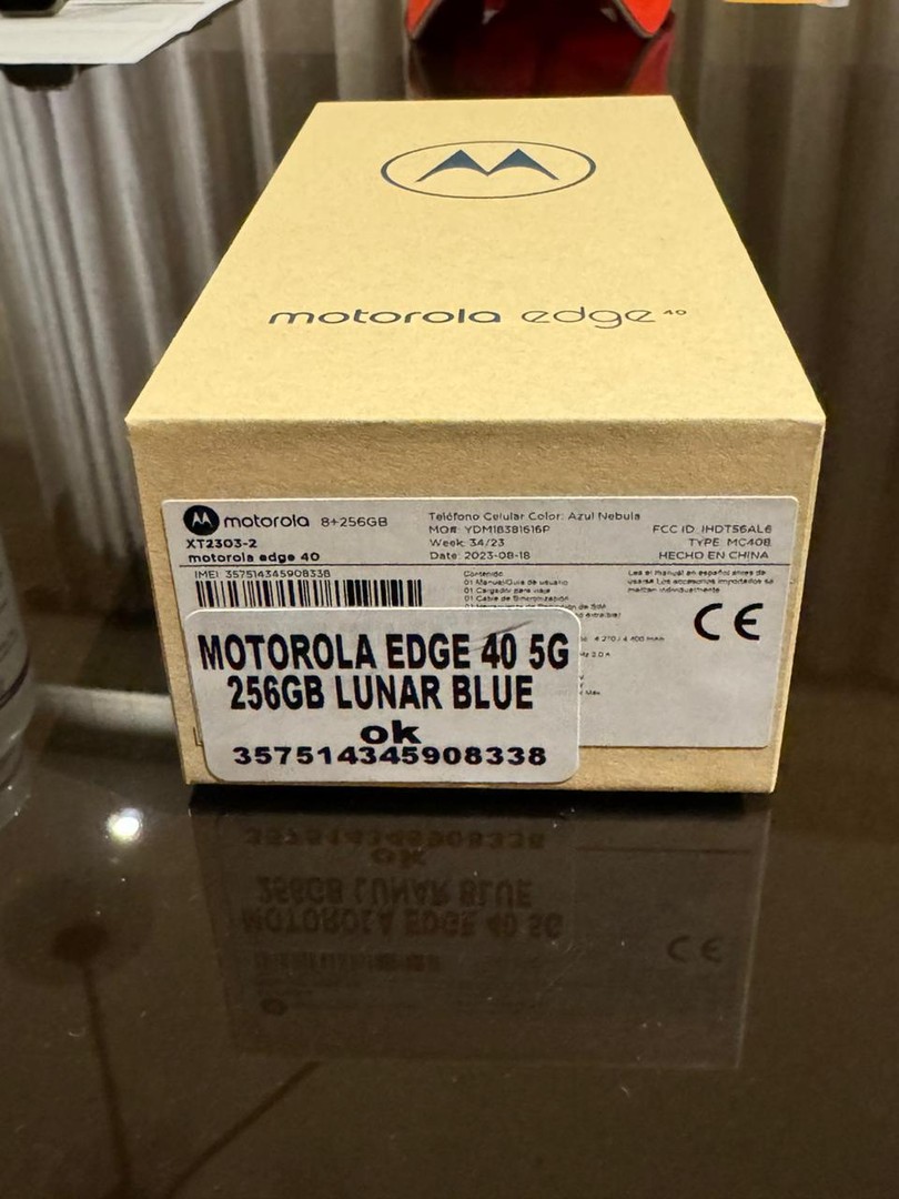 celulares y tabletas - ESPECIAL barato! Motorola Edge 40 Blue NUEVO- 256GB EN OFERTA!!  1