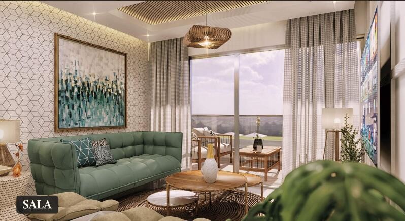 apartamentos - Proyecto en venta Punta Cana #24-320 un dormitorio, excelentes áreas sociales. 1