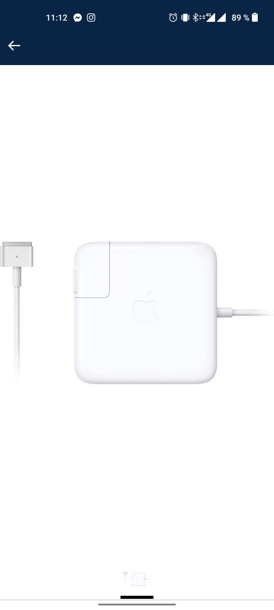 computadoras y laptops - Adaptador Original para MacBook Apple 60W y 85W