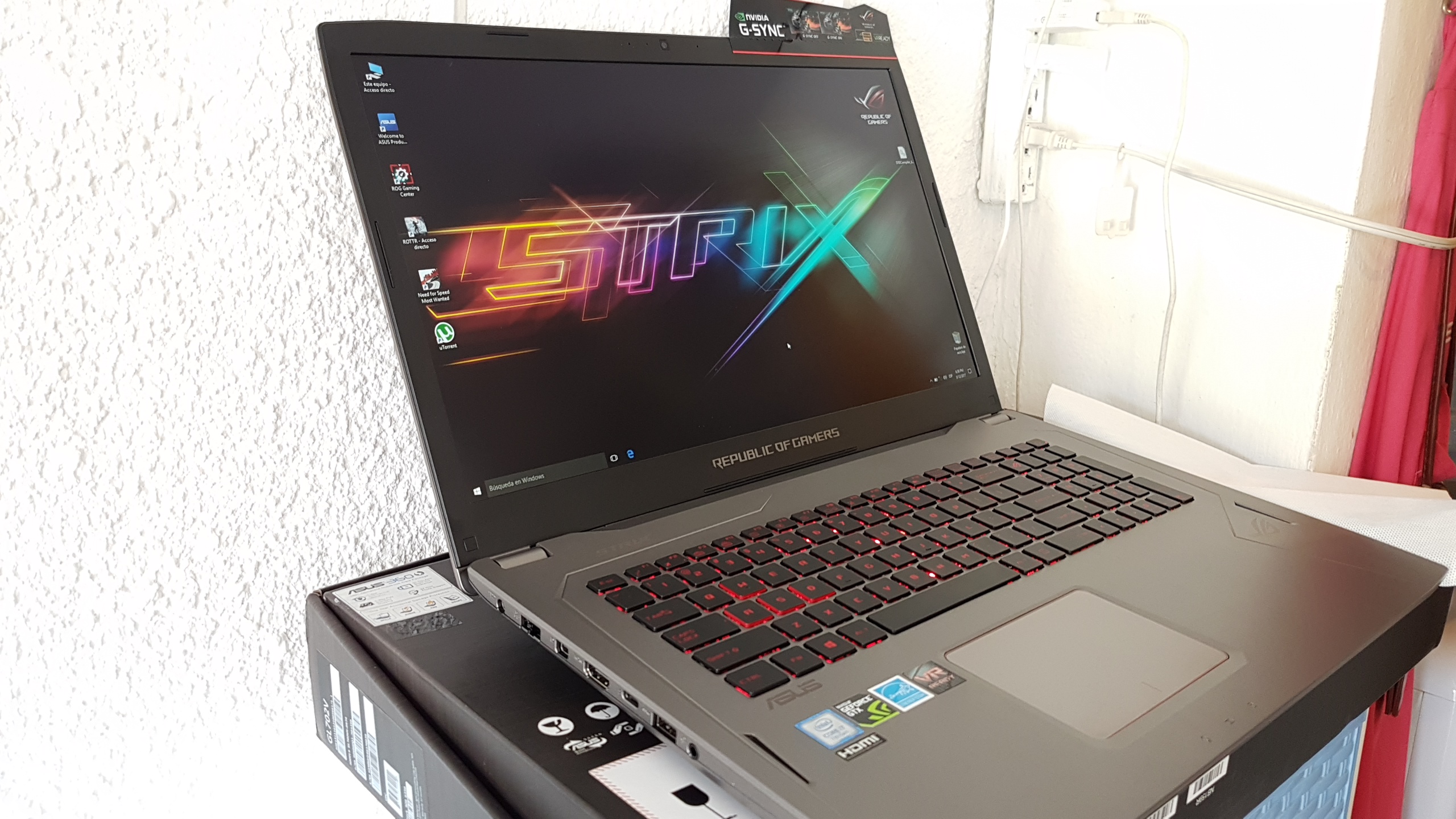 computadoras y laptops - Asus Gamer 17 Pulg Core i7 Ram 16gb Disco 2TB Nvidea Gtx 1070 8gb Dedicada  1