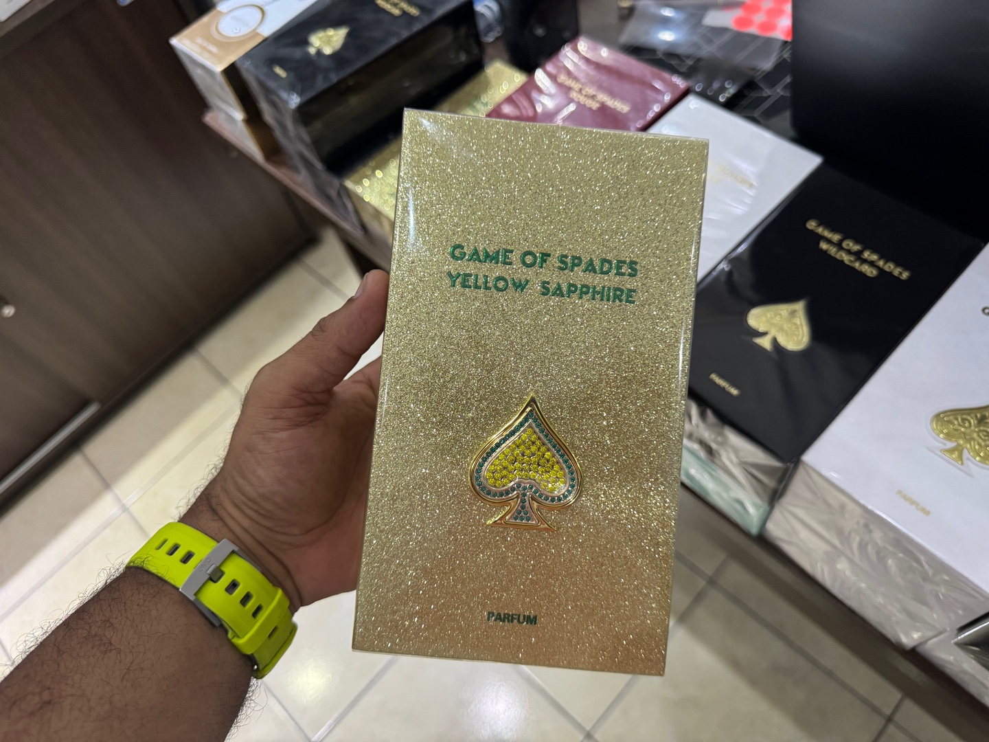 joyas, relojes y accesorios - Perfume YELLOW - SAPPHIRE Game of Spades Jo Milano 100ml Nuevo, RD$ 6,000 NEG 0