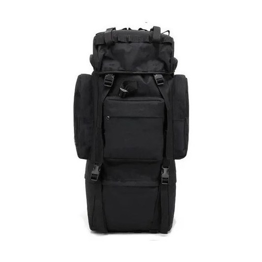 carteras y maletas - Mochila tactica grande negra, bulto, maleta, bolsa. 