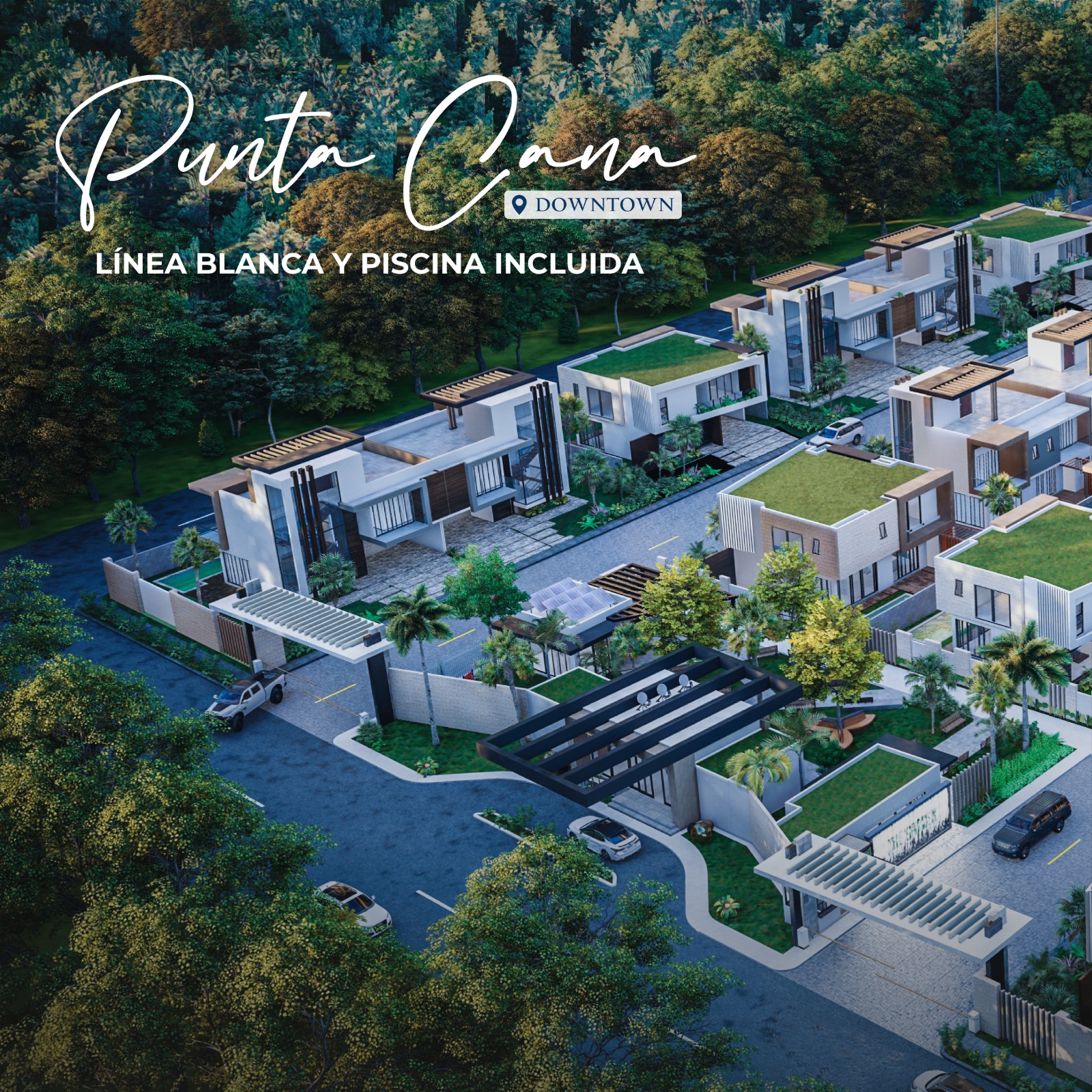 casas vacacionales y villas - Villas en Downtown Punta Cana 1