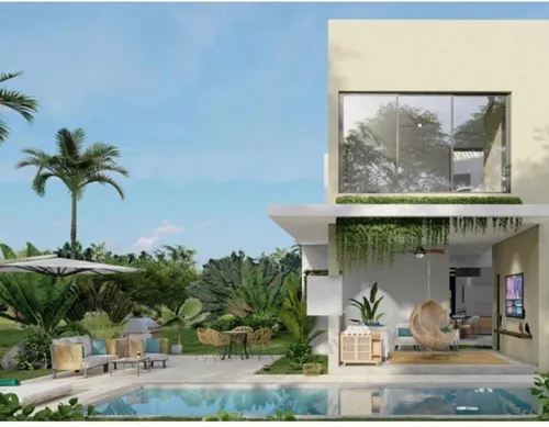 casas vacacionales y villas - Venta de villa en playa nueva romana