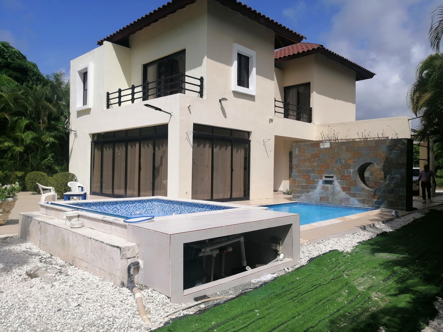 casas vacacionales y villas - Espectacular Villa en venta en Proyecto Guavaberry Oportunidad. 3 habs, piscina. 9