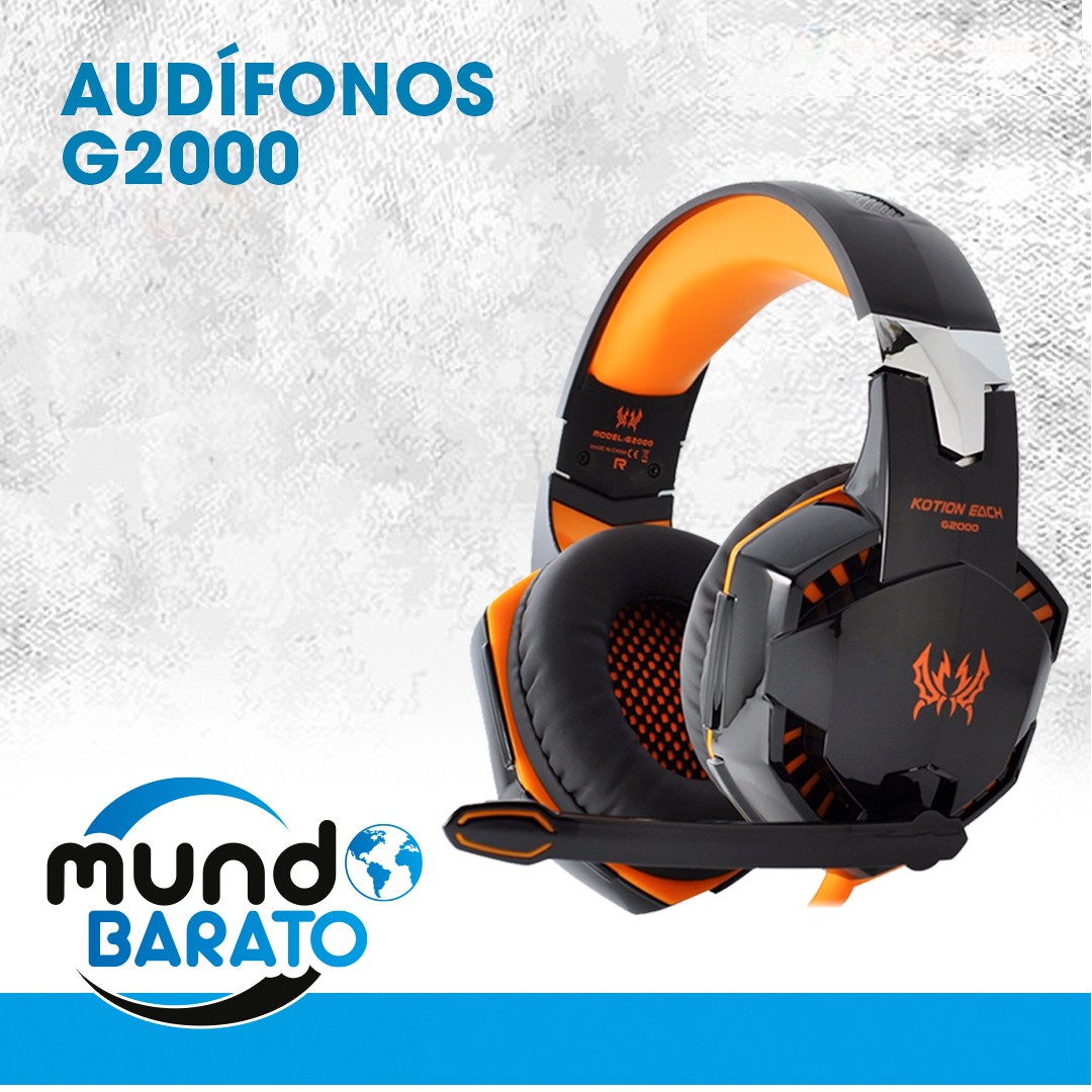 accesorios para electronica - Audifonos Gamer PS4 G2000 PC COMPUTADORA microfono cascos gaming G4000