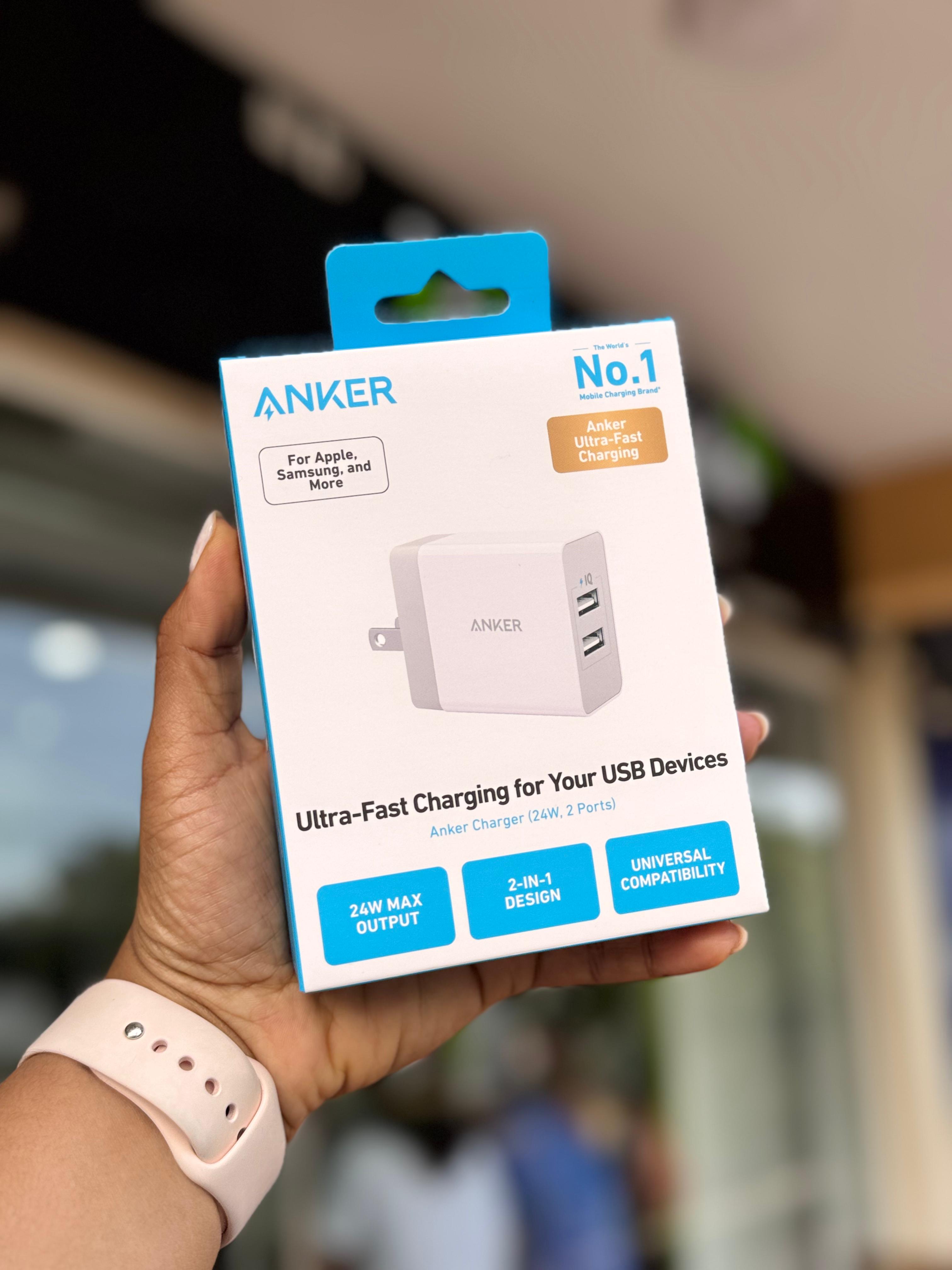 accesorios para electronica - Anker Ultra rápido adaptador de corriente USB-A