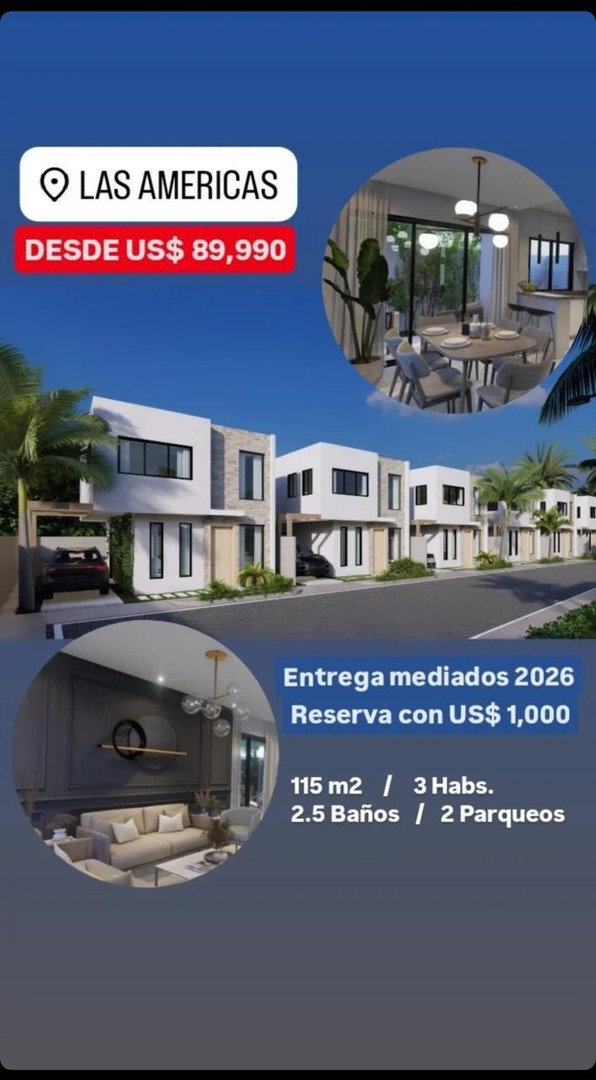 casas - Casas en venta en proyecto cerrado, DM-Residences, Autopistas las Americas  7