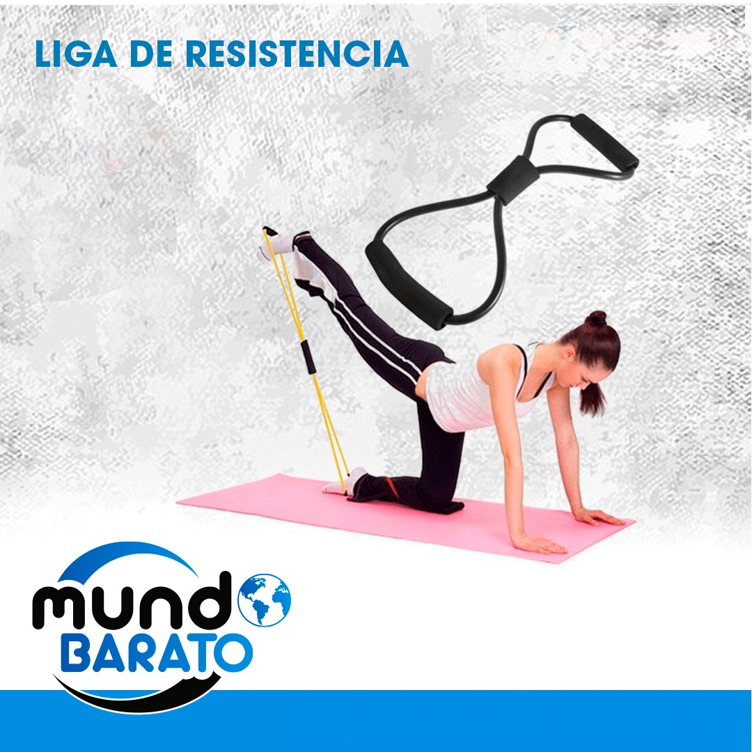 deportes - Liga de Resistencia Forma de Ocho Yoga Pilates Ejercicio Gym Ligas Bandas 0