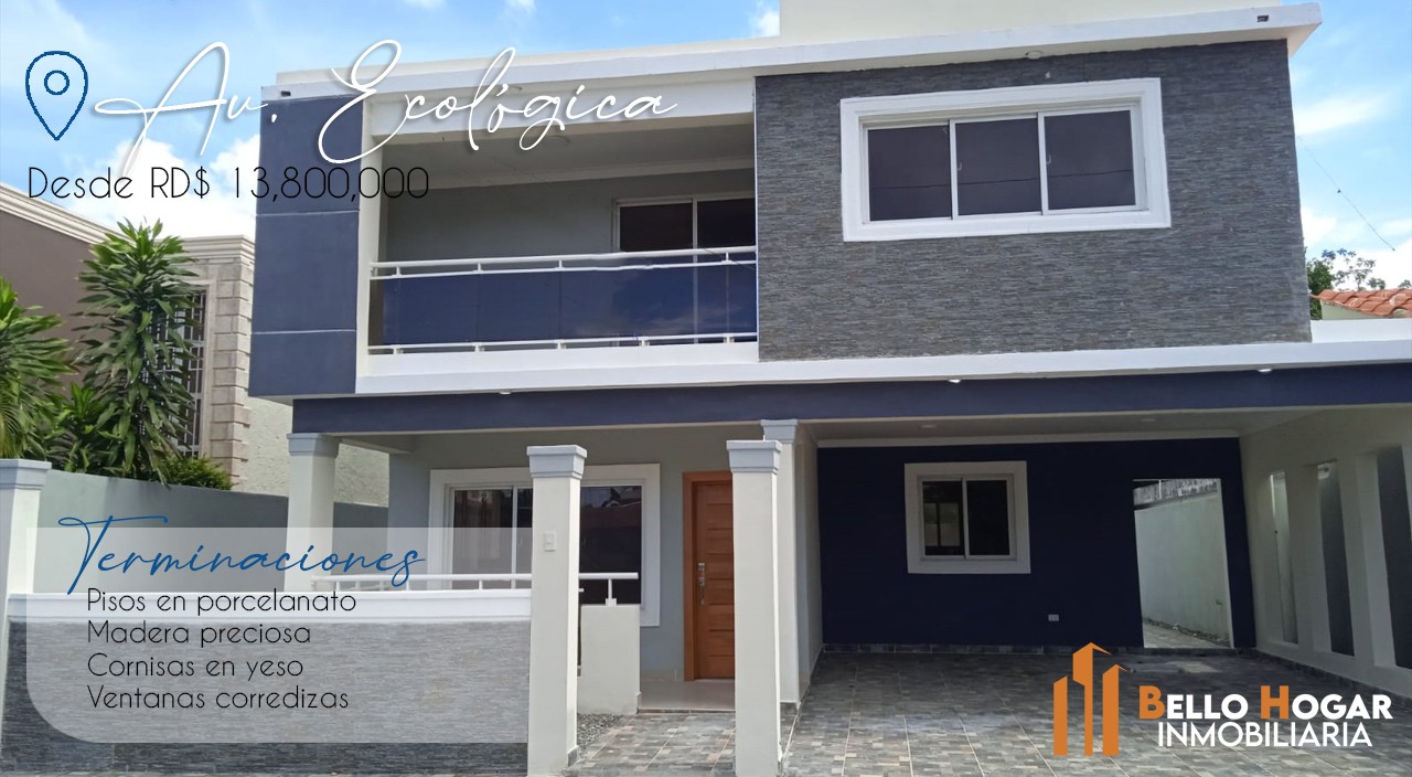 casas - HERMOSA CASA UBICADA EN AV. ECOLÓGICA