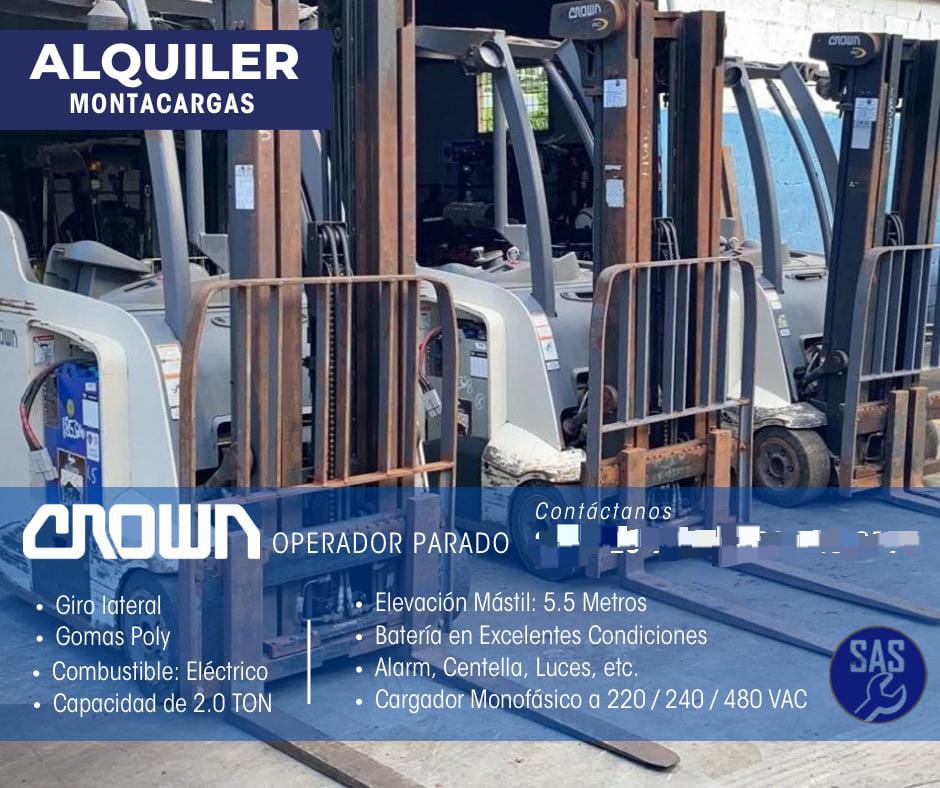 servicios profesionales - ALQUILER MONTACARGAS ELÉCTRICOS, GLP Y DIESEL 2