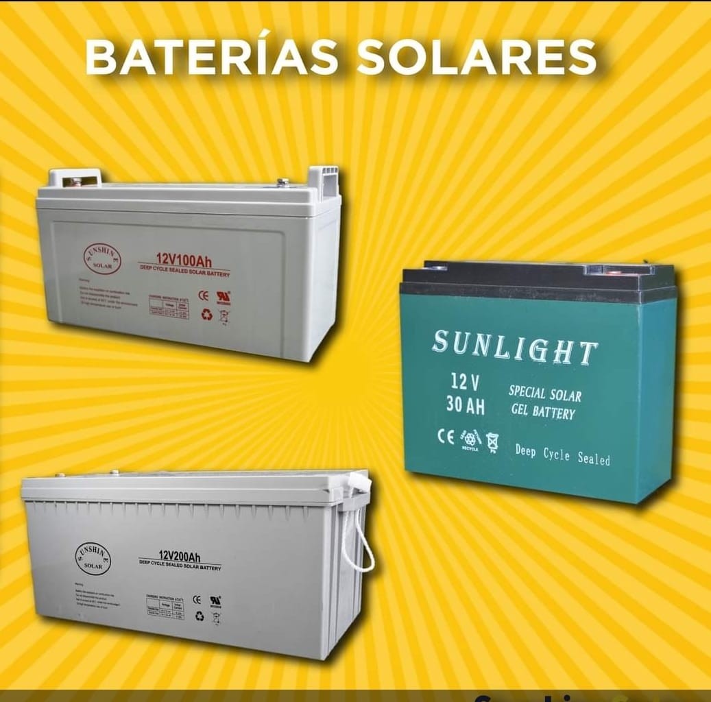 plantas e inversores - BATERIAS SOLARES DISPONIBLE 