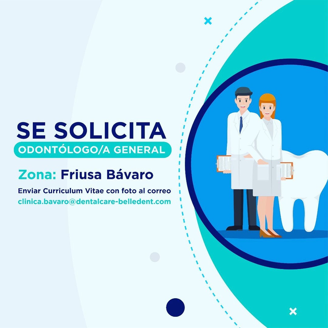 servicios profesionales - Empleo para odontóloga general, bávaro/punta cana. friusa