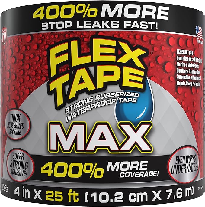 herramientas, jardines y exterior - Flex tape, cinta adhesiva super resistente.