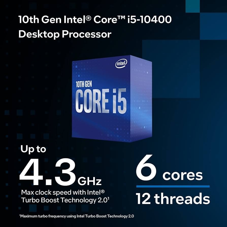 computadoras y laptops - Procesador Intel Core I5-10400 2.9 GHZ SIX-CORE LGA 1200 Trae Abanico 3