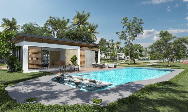 casas - Proyecto en venta Punta Cana  #24-1261 dos dormitorios, parqueo, BBQ.
 3