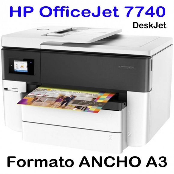 impresoras y scanners - TOTALMENTE NUEVA IMPRESION hasta TAMAÑO 11X17 PULGDAS  HP OFFICEJET 7740 ,wi-fi