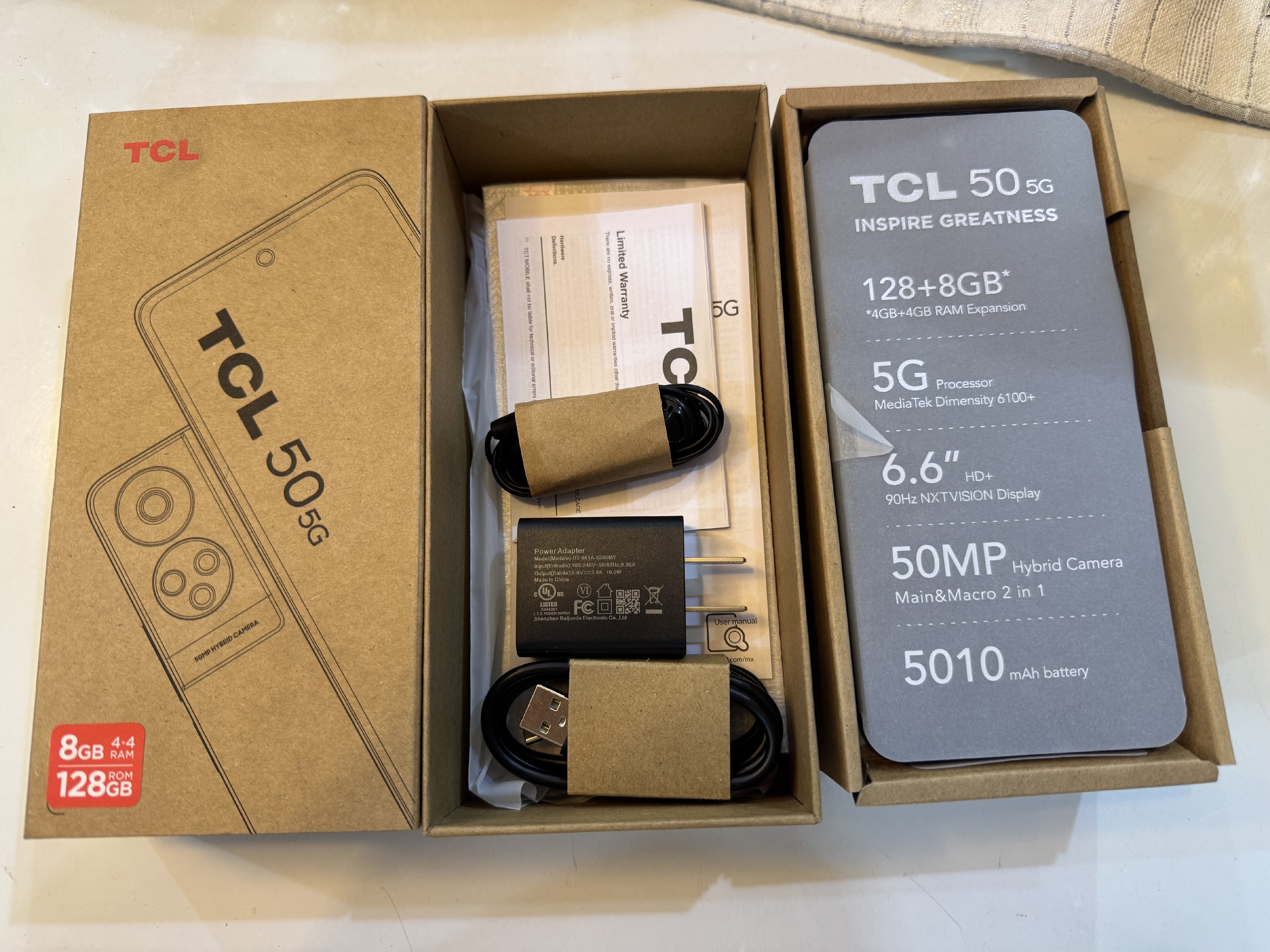 celulares y tabletas - Tcl 50 5G 128GB Totalmente Nuevo!! 1