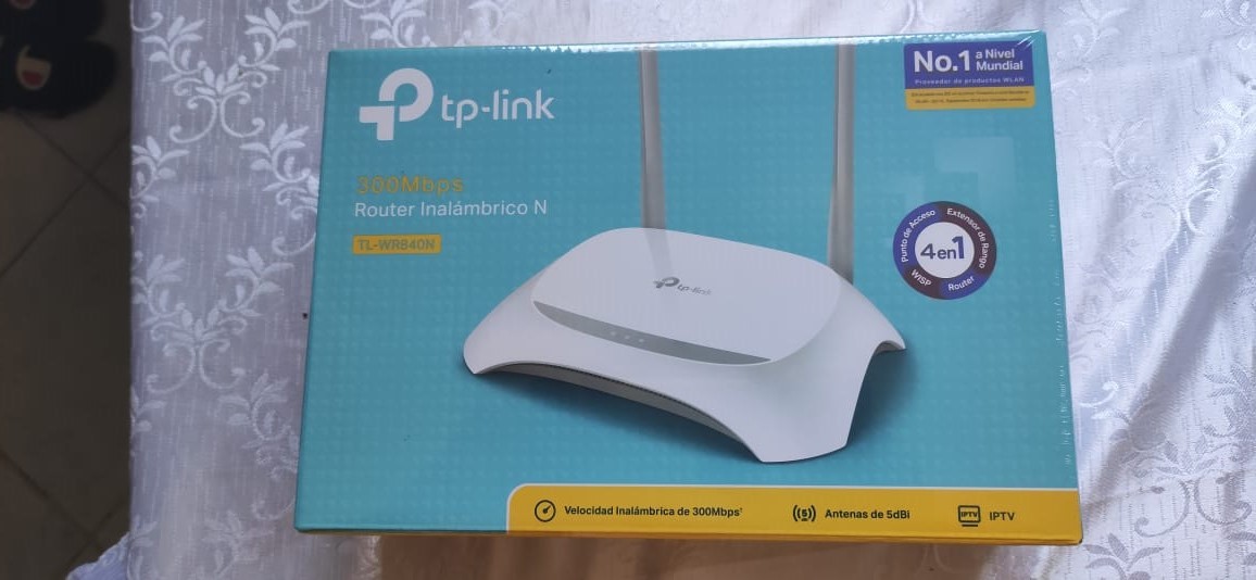 otros electronicos - ROUTER TP LINK-840N 300MBPS 4-PUERTOS LAN 