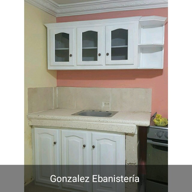 muebles y colchones - Gabinetes En Madera blanco 