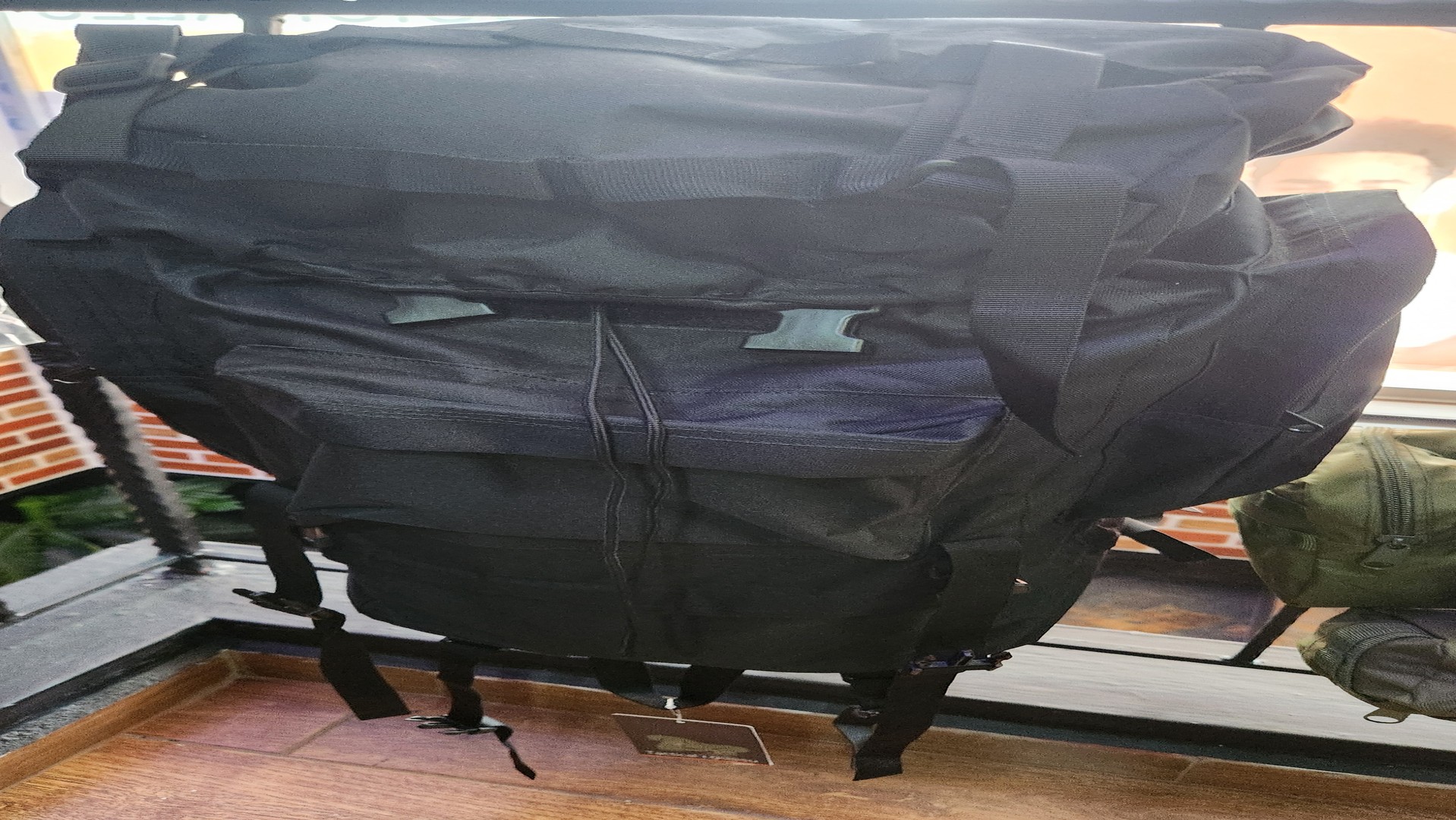 carteras y maletas - Mochila tactica grande negra, bulto, maleta, bolsa.  2