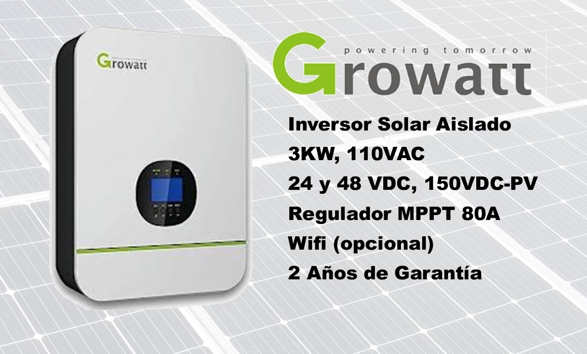 plantas e inversores - inversor Para Paneles Soalres 3kw, 120VAC