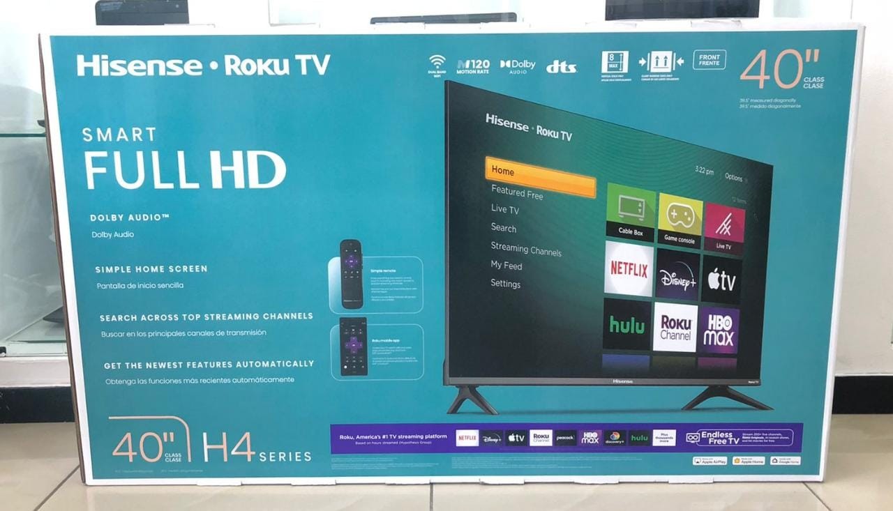 tv - Oferta valida, Hisense Roku Tv 40 pulgadas, Smart Full HD, 40 pulgadas