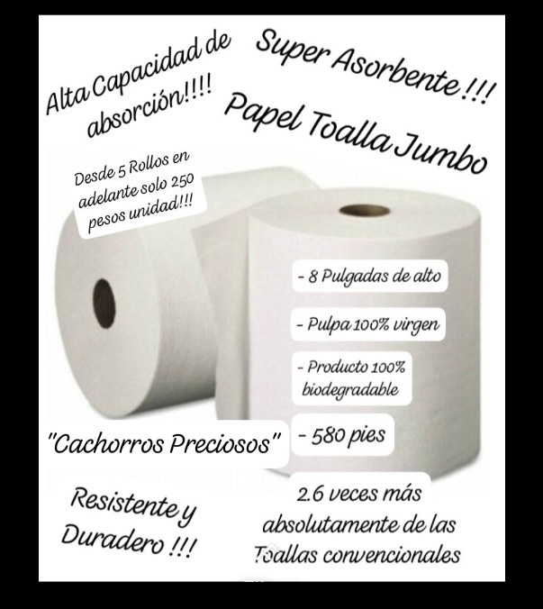 herramientas, jardines y exterior - Papel Toalla Jumbo extra large  1