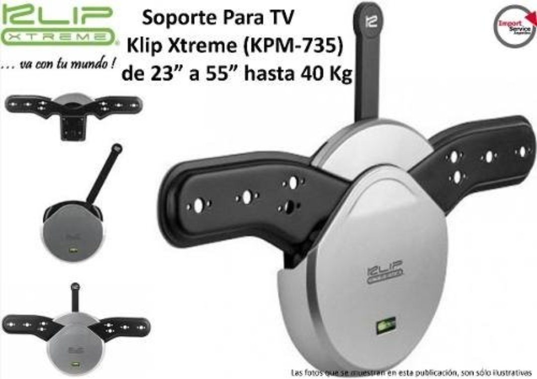 computadoras y laptops - Soporte ultradelgado (KPM-735)  PARA TV/MONITOR KLIPX 23 - 55pulgdas 0