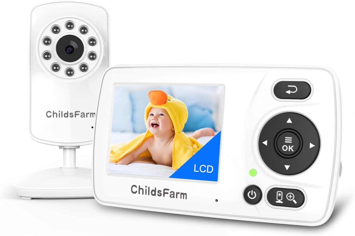 camaras y audio - Monitor de Bebe Con Camara de Video y Audio, Plug & Play 