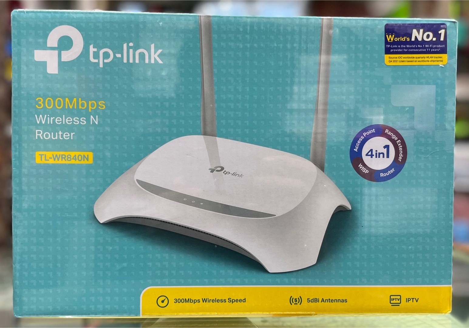 otros electronicos - ROUTER TP LINK-840N 300MBPS 4-PUERTOS LAN  1