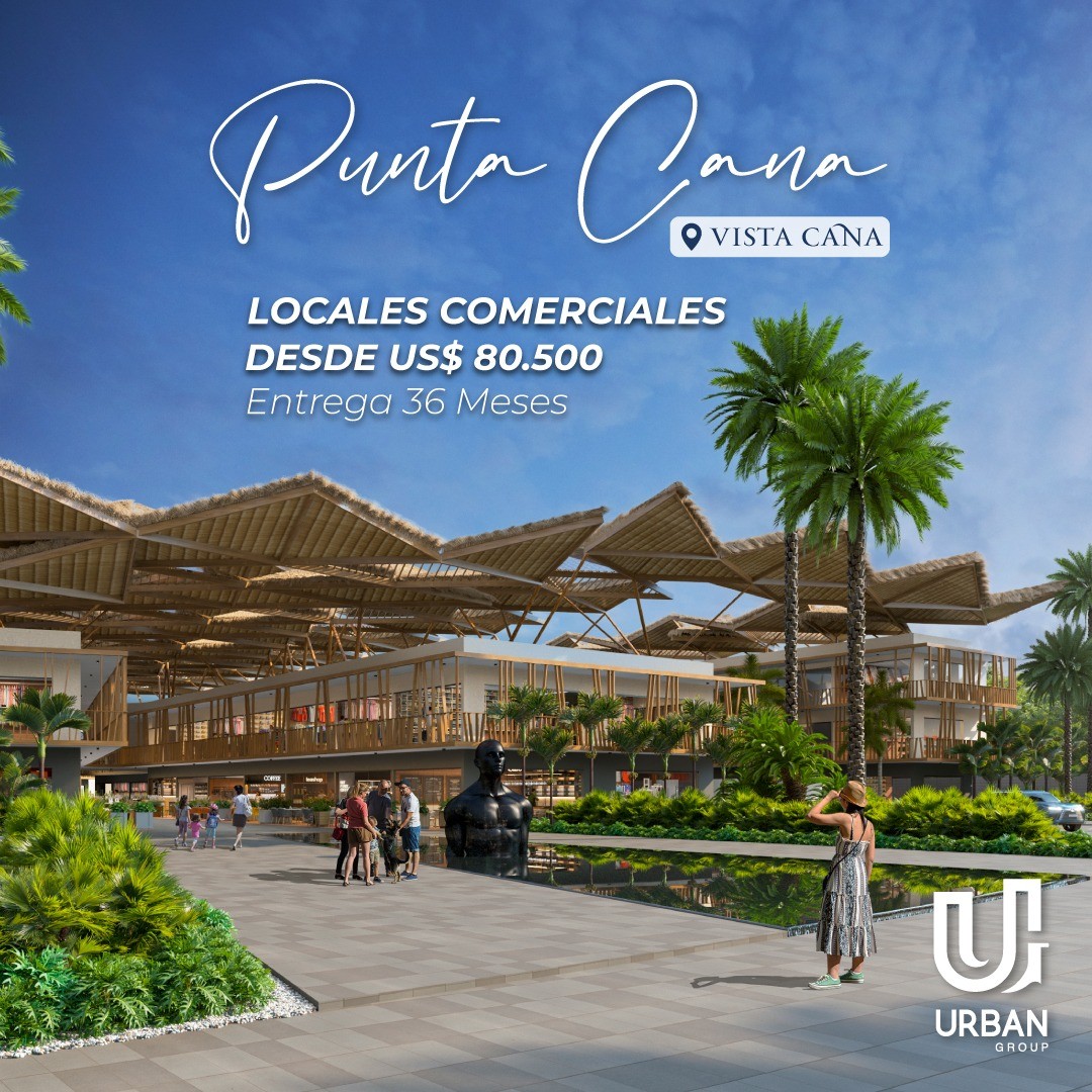 oficinas y locales comerciales - Locales Comerciales desde US$80,500 en Vistacana Punta Cana