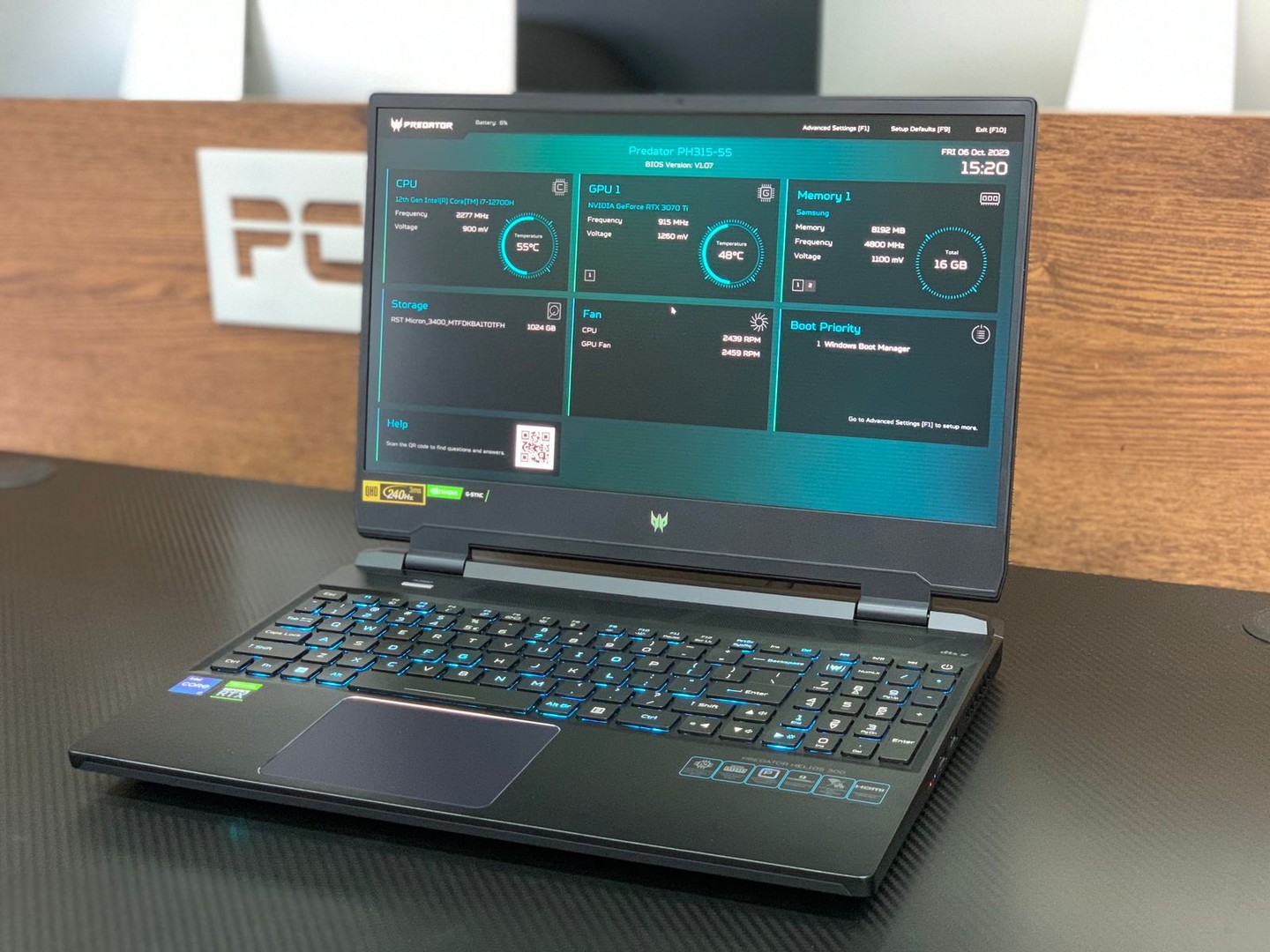 computadoras y laptops - GAMING LAPTOP POTENTE i7 12700H 20 Nucleos, RTX 3070TI 16GB DDR5 240HZ 