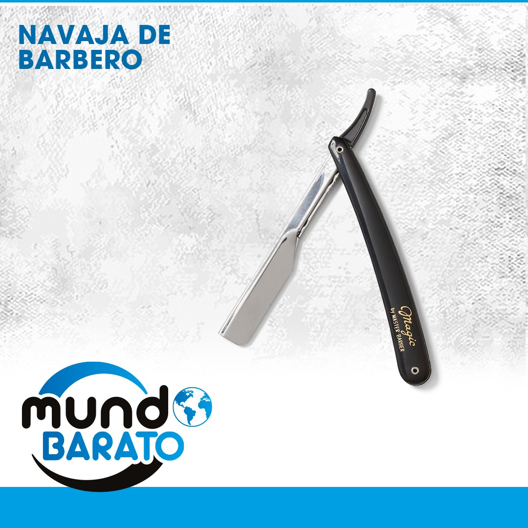 salud y belleza - Navaja Afeitadora Manual profesional de acero inoxidable, barberia 